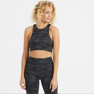Vuori Elevation Bra in Black Camo